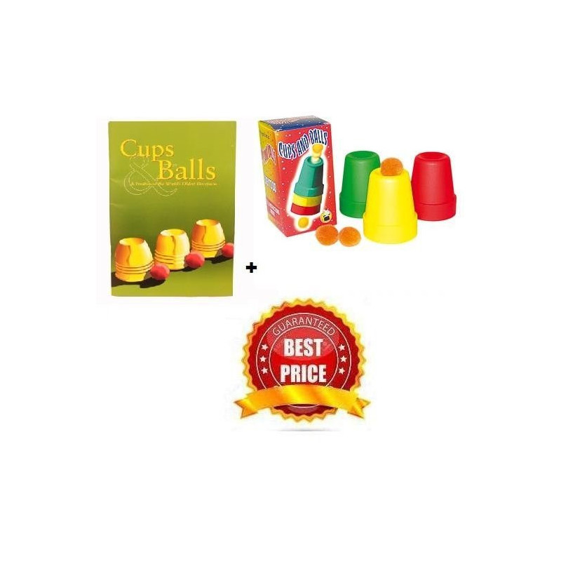 Cups and Balls PLASTIC + BOOK