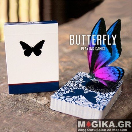 Butterfly Playing Cards Marked (Blue) ΣΗΜΑΔΕΜΕΝΗ