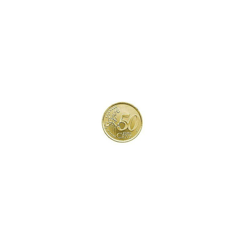 Expanded shell coin - 50 cents Euro