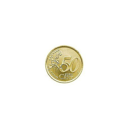 Expanded shell coin - 50 cents Euro