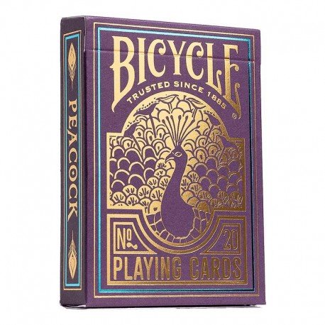 Bicycle - Purple Peacock Playing Cards