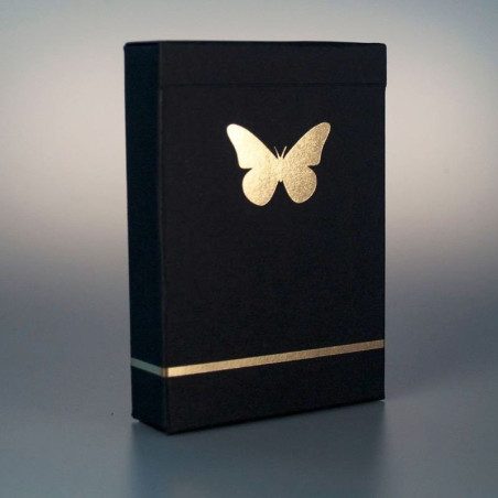Butterfly Playing Cards Black - Gold (ΣΗΜΑΔΕΜΕΝΗ)